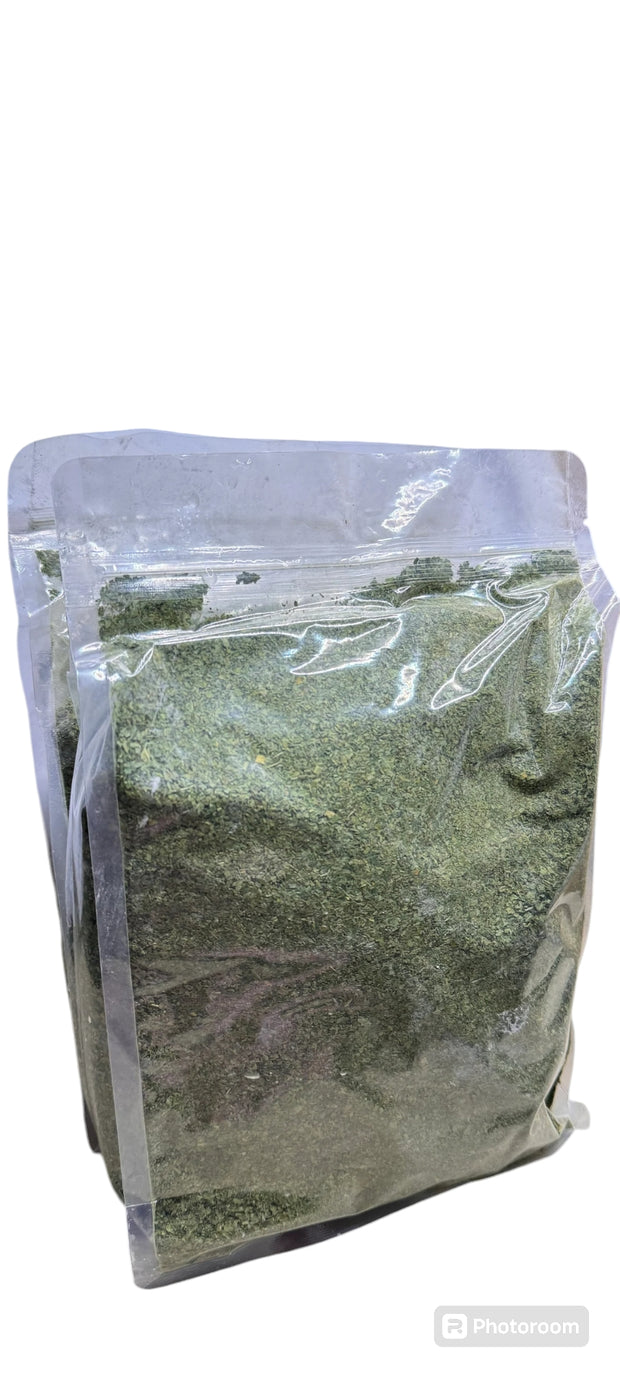 Dried ewedu (jute leaves) powder