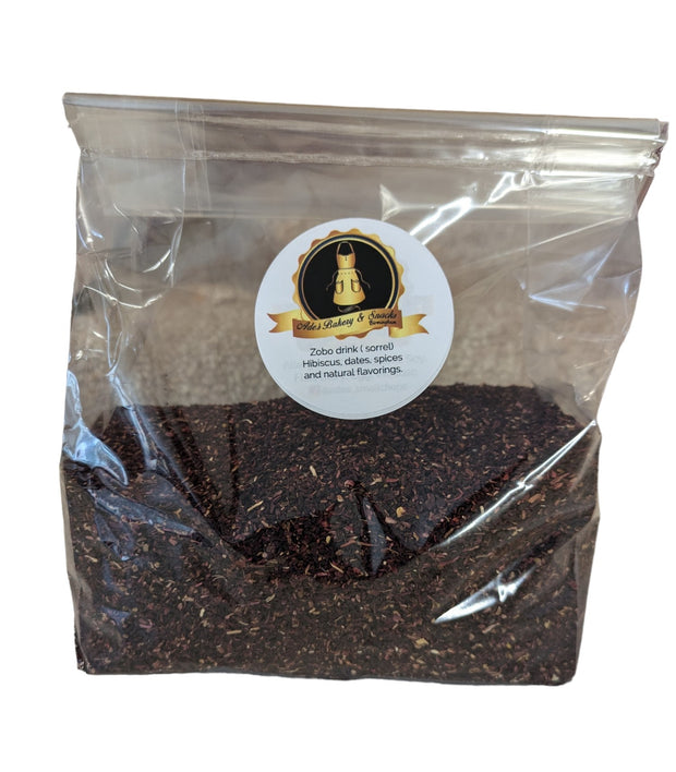 Ground Hibiscus Zobo (Sorrel) Leaves - 100g