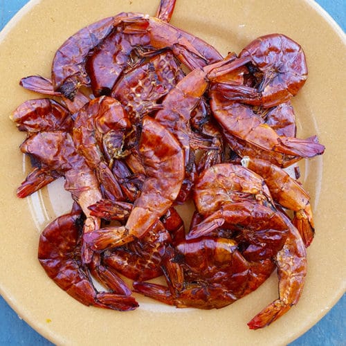 Smoked cotonu Prawns